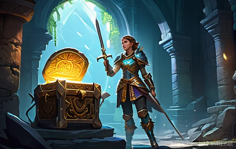 히트2 골드 파밍 방법 - **Prompt 1: Epic Dungeon Exploration and Loot**
"A brave female adventurer, clad in intricately ...