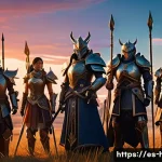 히트2 글로벌 서버 정보 - A dynamic scene of an intense global MMORPG battle featuring diverse players from Asia and Europe. A...